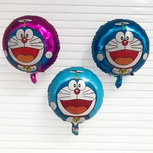 Новинка, 10 штук в наборе, 18 дюймов MacBook Air декоративные воздушные шары детский праздничный костюм шарики на день рождения Фольга гелиевый надувной Doraemon музыкальная кошка воздушные шары Globos