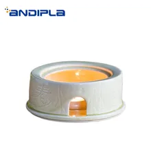 Изысканные теплые чайный набор для подогрева Керамика базы Стекло Чай горшок свечи Отопление полки теплые Кофе молоко печи держатель Главная чайная посуда