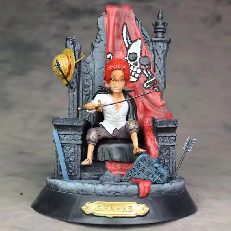 

Anime One Piece Four Emperors Shanks GK Action Figure Toy Doll Brinquedos Figurals Collectible Model Gift