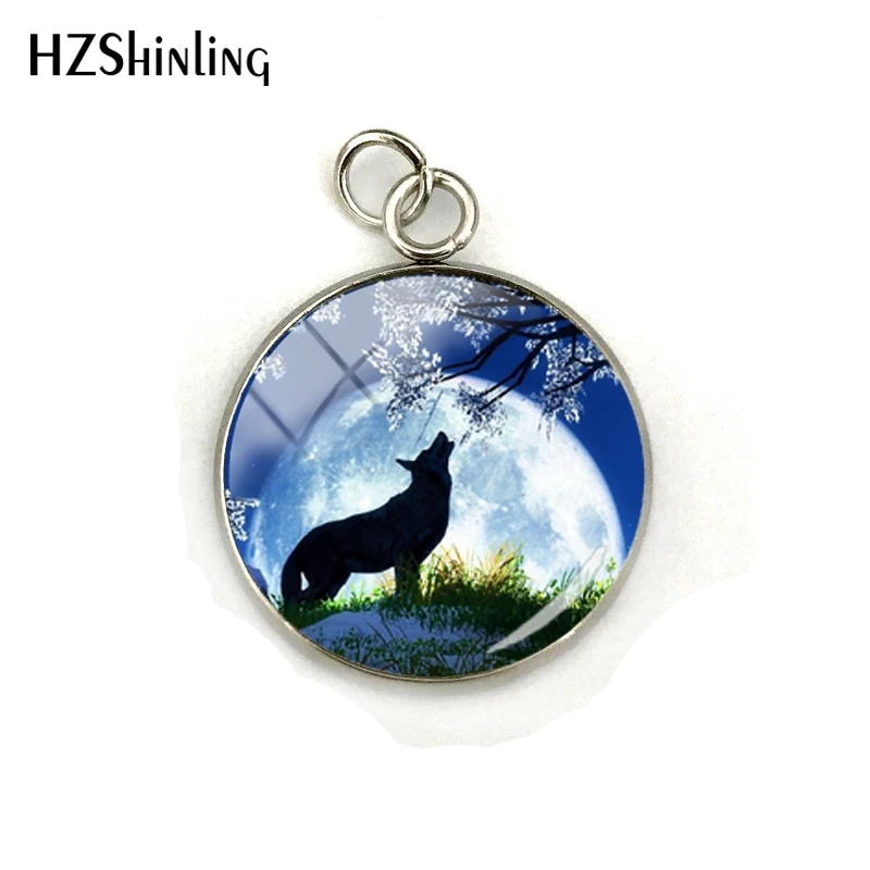 2019 New Retro Moonlight Wolf Gifts PendantsMoonlight Wolf Night Howling Hand Craft Stainless Steel Plated Charms 2019 New Retro Moonlight Wolf Gifts PendantsMoonlight Wolf Night Howling Hand Craft Stainless Steel Plated Charms