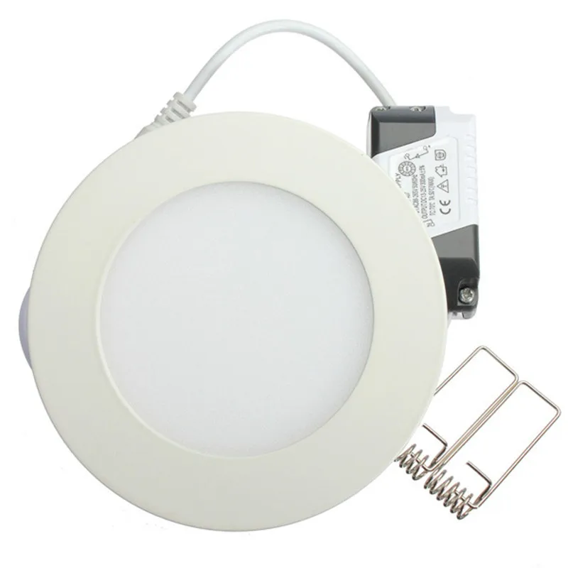 

120pcs 9W Round LED Panel Light Dimmable with Junction Box Natural White 4000K