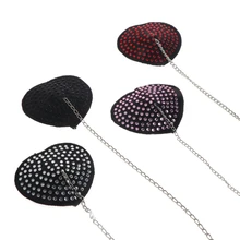 Горячая сексуальная цепь покров многоразового пользования для соска крышка мини-бра силиконовые страсти стикер бюстгальтер колодки