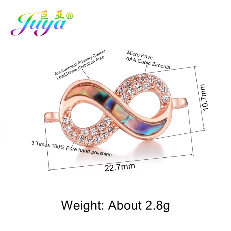 Ювелирные изделия Juya Infinity, аксессуары для женщин, браслет, ожерелье, серьги