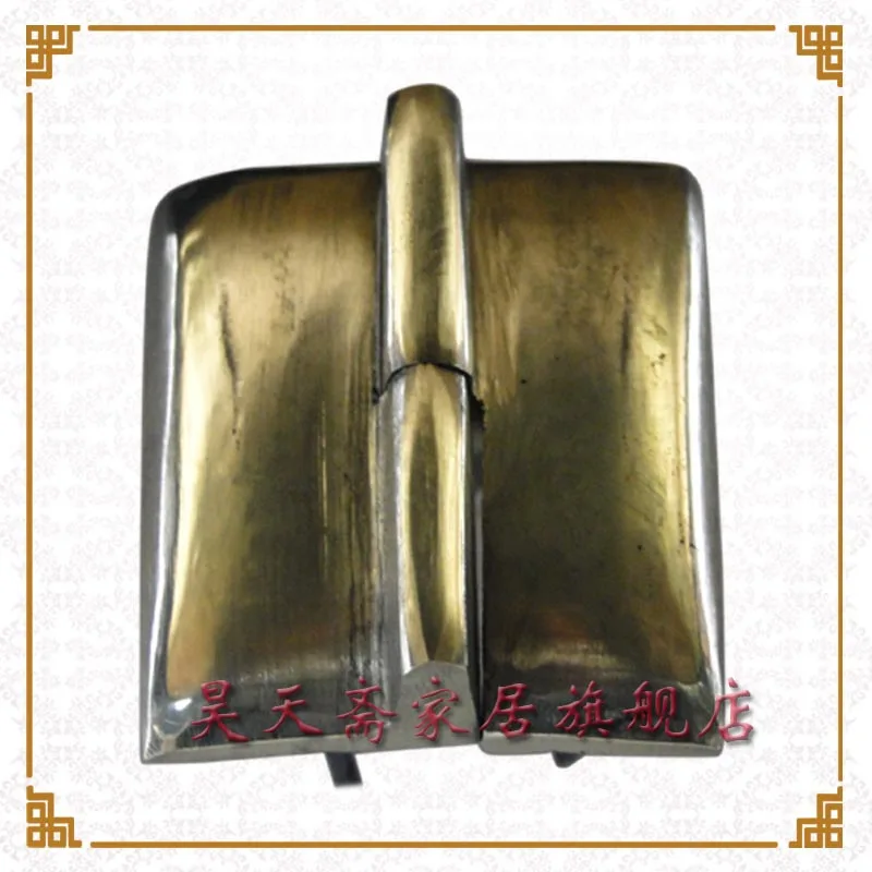 [Haotian vegetarian] copper copper hinge hinge cabinet Shanxi Chinese antique painting box hinge HTF-086