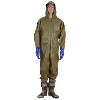 High-Jump Full Body Fishing Waders 0.85mm PVC Waterproof Water Hunting Overalls Camouflage Beef Tendon Sole Hunting Fish Clothes