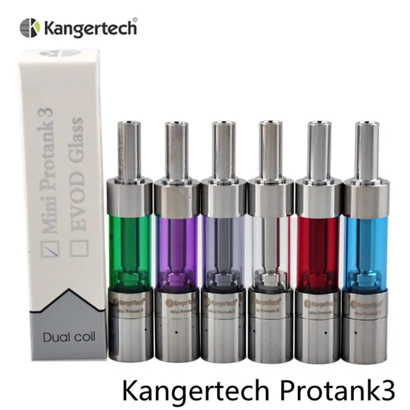 

Original Kanger Mini Protank 3 Rebuildable Atomizer Kangertech Protank3 Mini Clearomizer 1.5ml Dual Coil