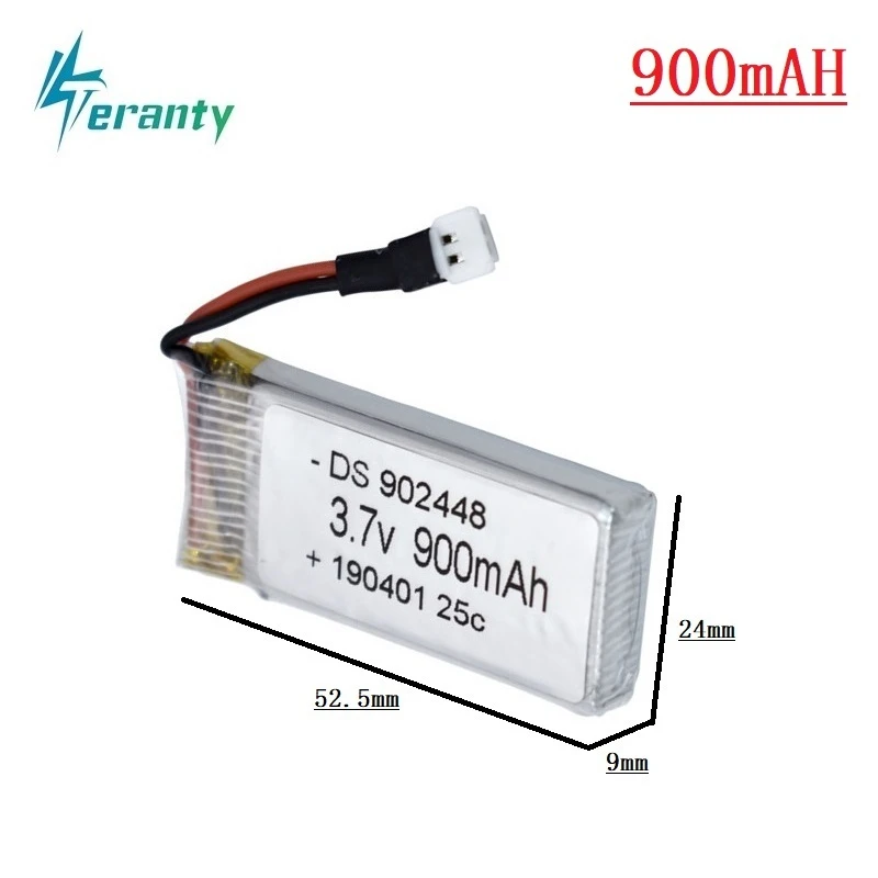 

Обновление 900 мАч 3,7 в lipo Батарея для Syma X5 X5c X5c-1 X5s X5sw X5sc V931 H5c Mjx X708W запасные части для радиоуправляемого квадрокоптера Запчасти Дрон Батарея