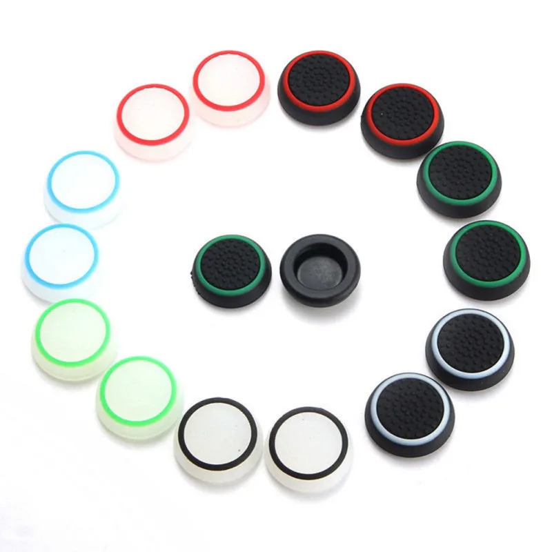 New Arrival Replacement Silicone Thumbsticks Joystick Cap Cover for PS3/PS4/XBOX ONE/XBOX 360 Wireless Controllers