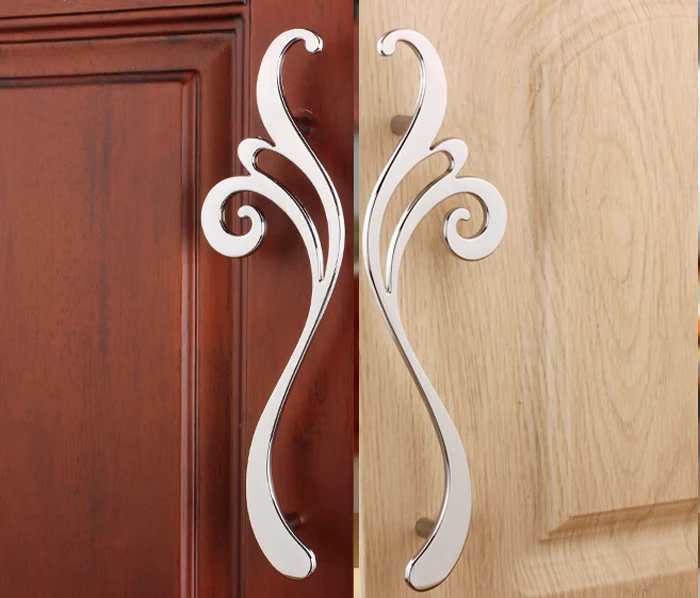 

96MM kitchen Cabinet handle zinc alloy drawer Dresser pull cupboard Wardrobe Furniture door handle knob