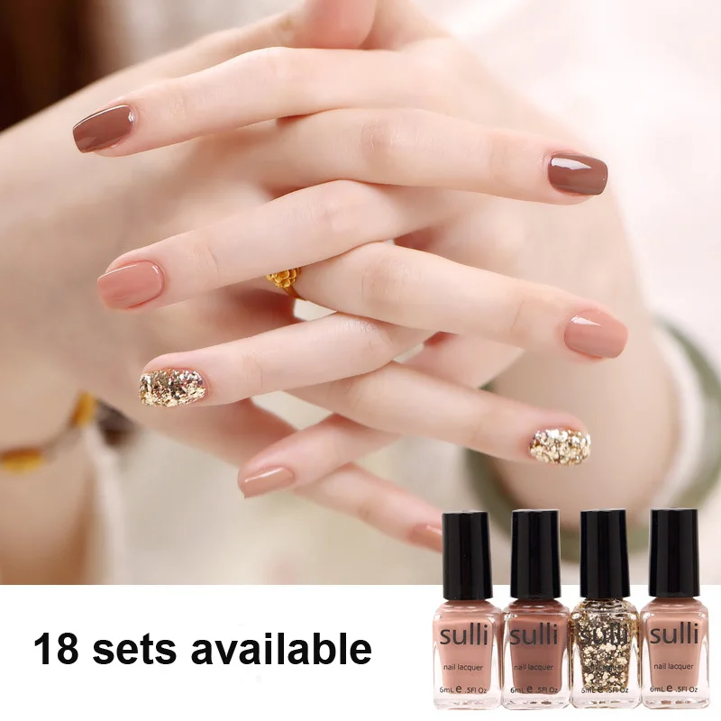 

4pcs/set 18sets Available Professional Nail Polish Painting Stamping Nail Varnish Beauty gel nail polish Sets