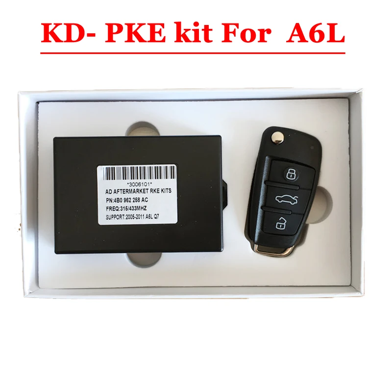 1 комплект) 3 кнопки дистанционного AfterMarket PKE комплекты для AUDI A6L A6 S6 Q7 2005-2010 год(315/433 МГц F