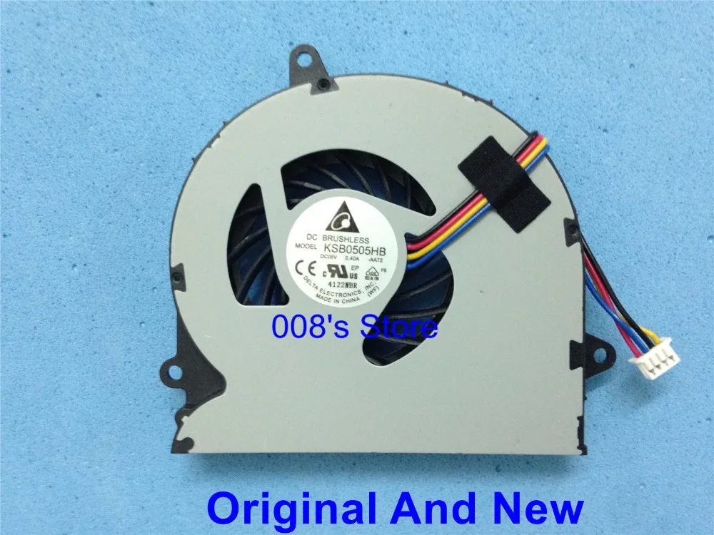 

New Notebook CPU Cooling Cooler Fan For ASUS U33 U33J U33K U33JC For DELTA KSB0505HB AA72 C203 DC 5V 0.40A 4 Wires Good