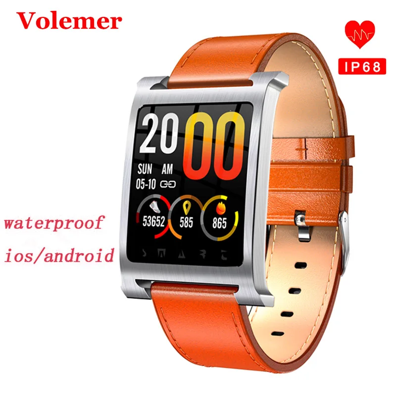 

Volemer K6 Smart Band Ip68 Waterproof Fitness Tracker Heart Rate Monitor Wristband Message Push Smart Bracelet Pk Honor Band 4