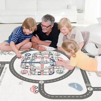 

Baby Crawler Pad Waterproof Children Flying Chess Game Pad Kids Crawling Mat Toy Home Living Room Play Game Cushion Toy
