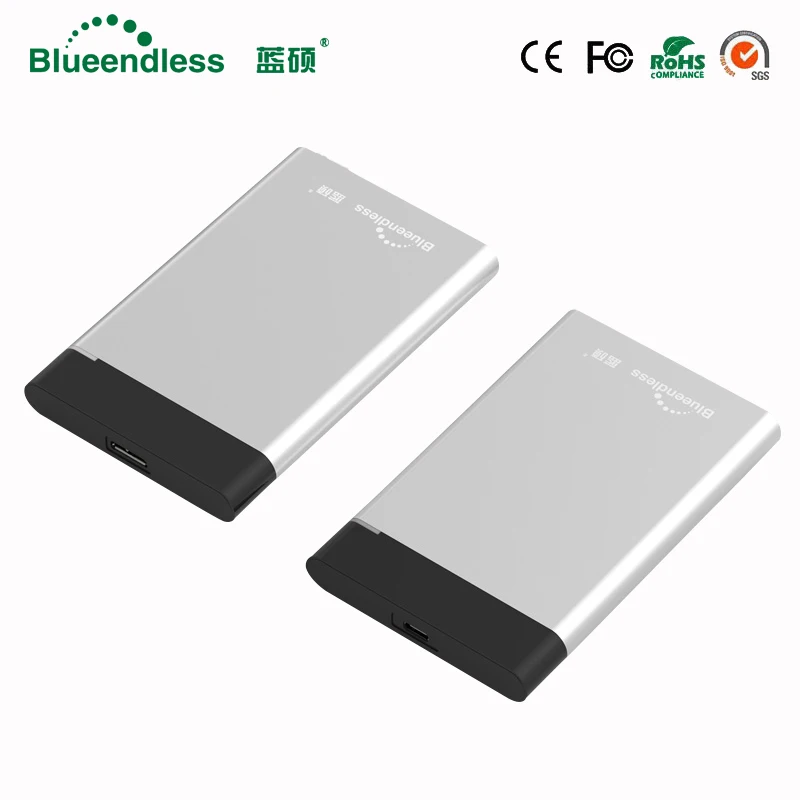 Blueendless BS U23G ABS + металлический корпус 2 5 дюйма Чехол для жесткого диска USB 3 0 Gen 1 Type C