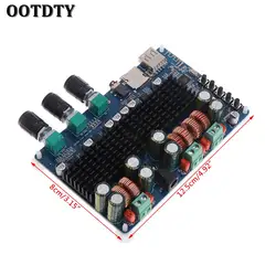 1 шт. новые OOTDTY TPA3116 2x50 Вт + 100 Вт 2,1 канал Bluetooth цифровой сабвуфера усилителя звука доска