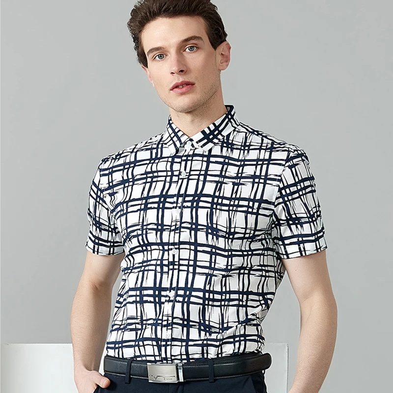 Bestn 2019 Весна Лето Костюм homme деловая Повседневная из хлопка плед однобортный
