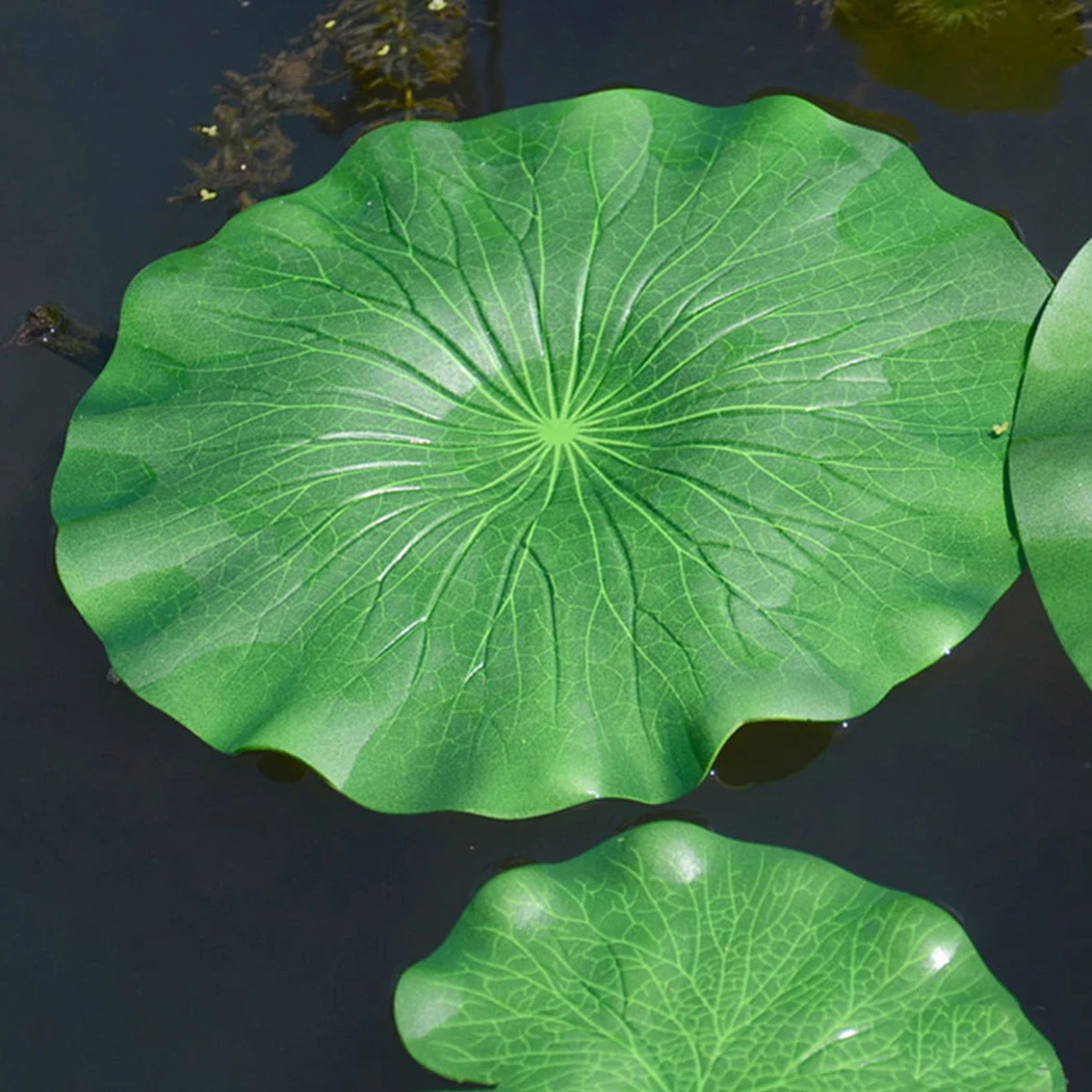 

Artificial Lotus leaf New Artificial Leaf Decorative Floating Foam Lotus Leaf Fake Leaf Pond Party Decor For Aquarium Pool
