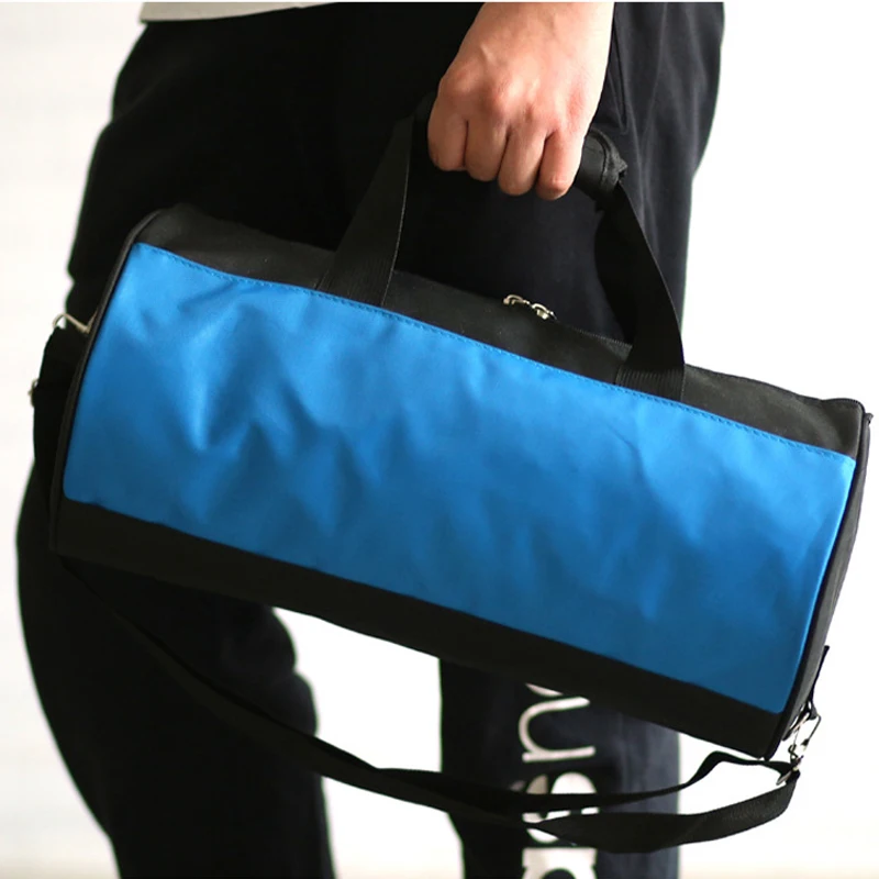 

Nylon Sports Bag Lady Training Gym Bag Men Woman Fitness Bags Football Blue Multifunction Handbag Outdoor Sporting Tote For Male
