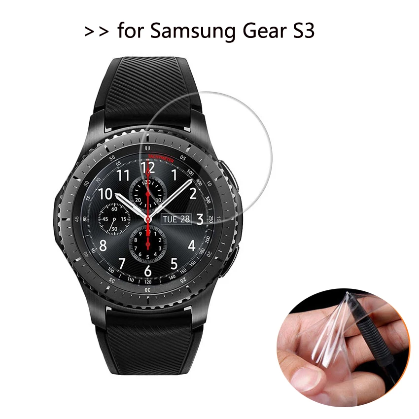 

5Pcs Anti-Scratch Soft TPU Nano-coated Tempered Explosion proof Full Screen Protector Film For Samsung Gear S3