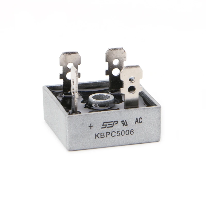 

KBPC5006 Power Bridge Rectifier 50A 600V Metal Case Diode Bridge Control Single-phase Rectifiers