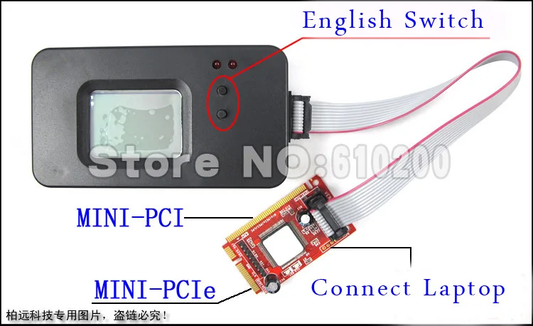 Бесплатная доставка ноутбук и ПК мини PCI E + LPC порт диагностический тест Отладка