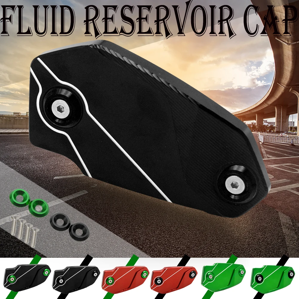 Motorcycle Front Cylinder Reservoir Brake Fluid Reservoir Cover For Kawasaki Z800 Z 800 2013-2016 ER6N ER6F VERSYS 650 ninja650
