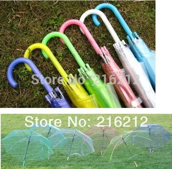 

Fashion thickening transparent umbrella eco-friendly performance bumbershoot sun parasol