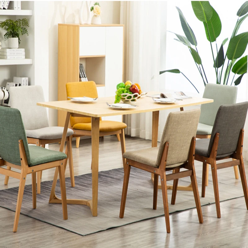 Nordic Home Furniture Minimalist Bedroom Study Chair Solid Wood Back Office Restaurant Meeting Coffee Hotel Dining Modern Chairs