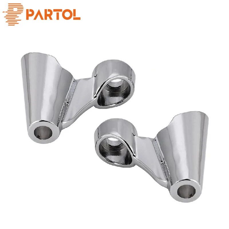 

Partol Chrome Motorcycle Turn Signal Mounts Relocation Kit Motorbike Accessoriess For Harley XL883 XL1200 X48 X750 XL1200X