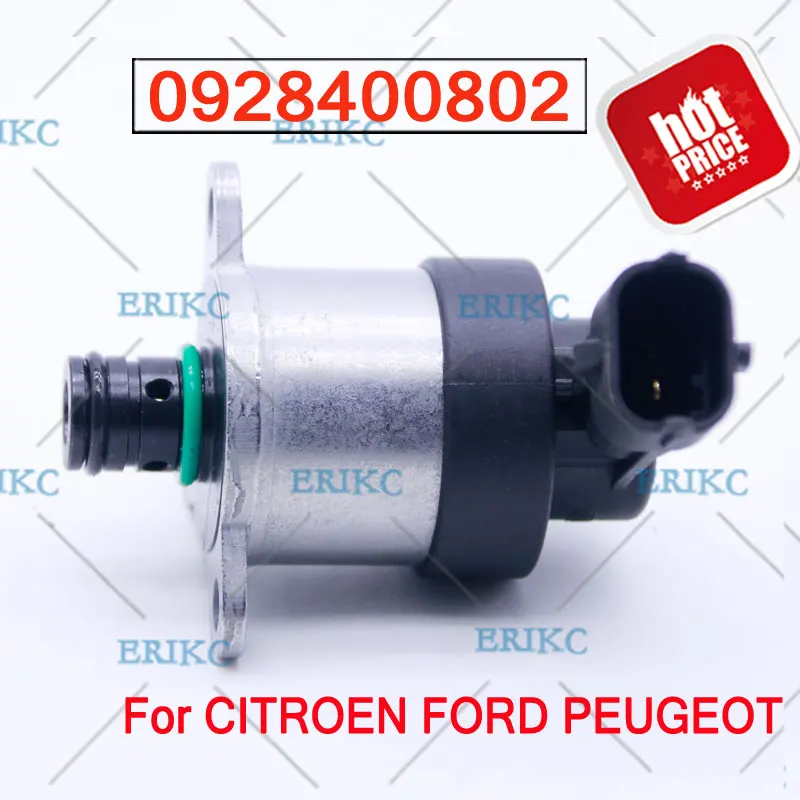 

ERIKC 0928400802 High Pressure Pump Regulator Metering Control Solenoid SCV Valve Unit For PEUGEOT CITROEN FORD 1.4 1.6 HDi
