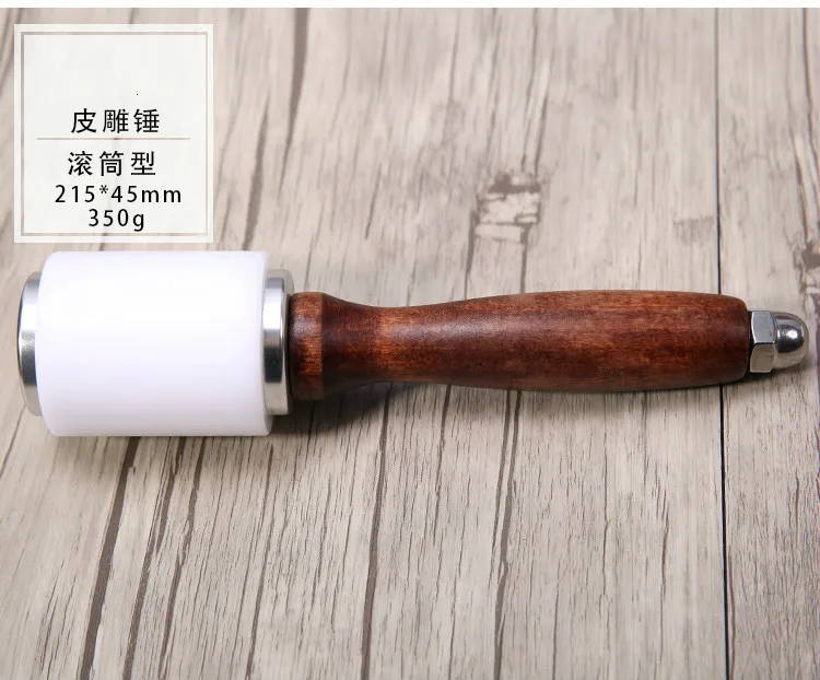 Кожаная резьба молоток печать инструмент молоток нейлоновый молоток резьба молоток DIY кожа ручной работы Ling Cut рубленая деревянная ручка