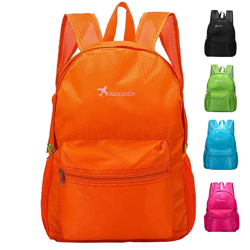 

Outdoor Portable Folding Backpack Multifunctional Durable Waterproof Large Capacity Zipper Bags