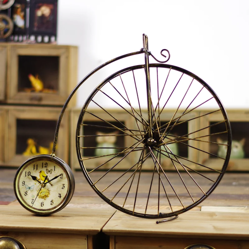 ^Cheap Do old Wrought Iron Bicycle Model Desk Table Clocks Creative Home furnishing articles arts and Crafts ^Cheap Do old Wrought Iron Bicycle Model Desk Table Clocks Creative Home furnishing articles arts and Crafts