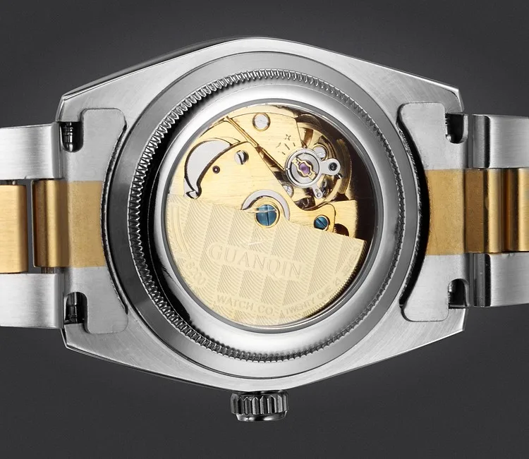 GUANQIN Watch Men Date Water Resistant Automatic Self-Wind Mechanical Wristwatches Luxury Man Watch 2017 Small Men's Watches (5)
