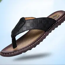 Летний отдых вьетнамки на плоской подошве Стринги пляжные сандалии для мужчин Рим Стиль Горячая