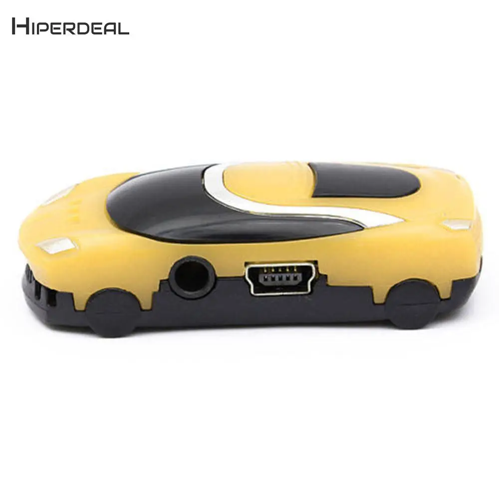 

Mini Car Design Style USB Digital MP3 Player Media Sport Running Phone Music Player Modules Lettore Gift Children QIY06 D23