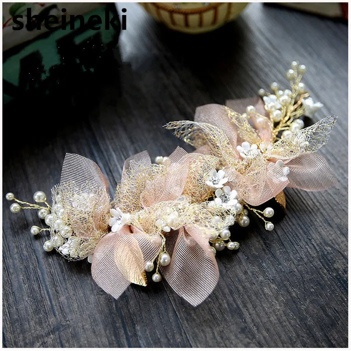 Korean-silk-yarn-flower-bride-headdress-beauty-bride-wedding-hair-accessories-pink-hair-ornament (2)