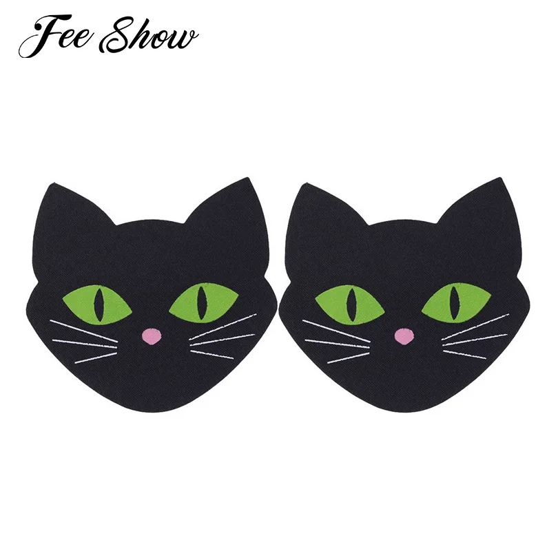 10 Pairs Cat Head Shaped Nipple Cover Breast Petals Self Adhesive