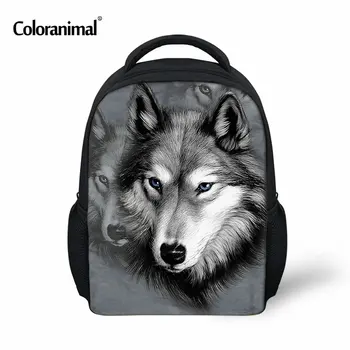 

Coloranimal 3D Wolf Animals Children School Bags Small Bookbag For Boys Mochila Infantil Schoolbag Kindergarten Kids Backpacks