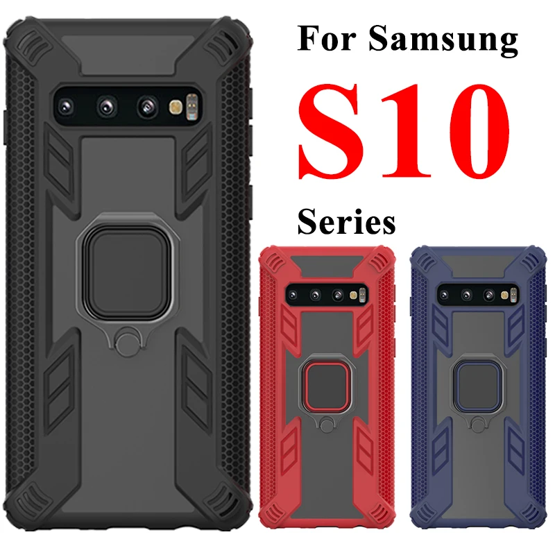 Чехол для samsung Galaxy S10 Plus S10E S10plus E Lite защитный бронированный Роскошный чехол