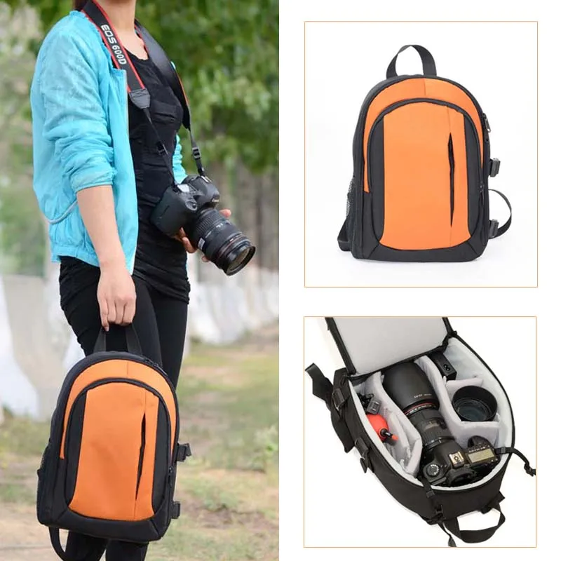 Roadfisher Small Light Weight DSLR SLR Camera Backpack Travel Rucksack