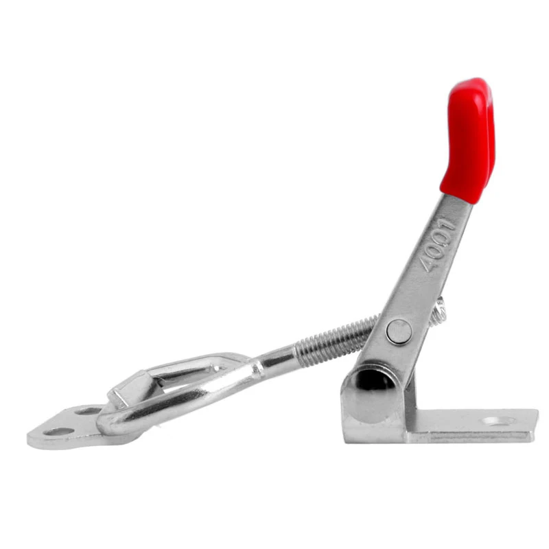 5pcs/Set GH-4001 Quick Toggle Clamp 100Kg/220Lbs Holding Capacity Clip Durable Metal Latch Hand Tool for Machine Operation