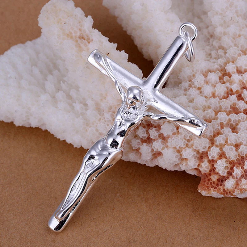 wholesale silver cross pendants 925 sterling silver jewelry fashion