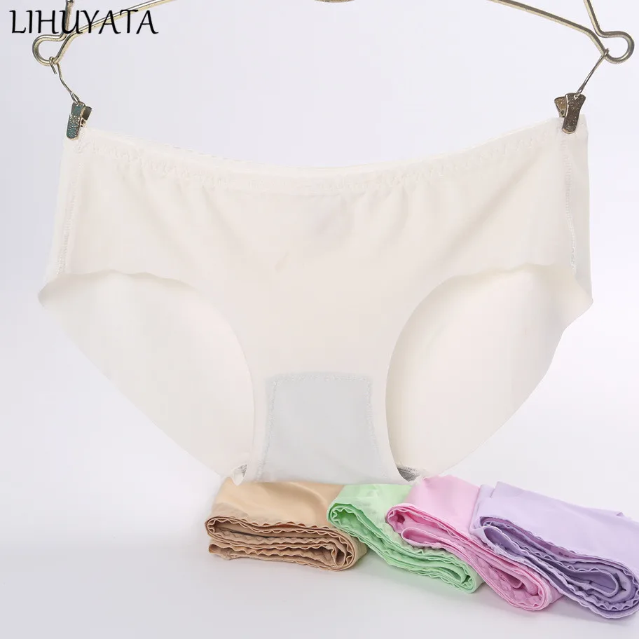 

LIHUYATA Hot sale Ultra-thin Panties Seamless Briefs for Women Underwear Comfortable Invisible Traceless Panty Girls Lingerie