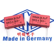 *#Best Price 10PCS/30PCS New German Weimar Capacitor WIMA MKS4 63V 6.8UF 685 6U8 Pitch 22.5mm FREE SHIPPING *#Best Price 10PCS/30PCS New German Weimar Capacitor WIMA MKS4 63V 6.8UF 685 6U8 Pitch 22.5mm FREE SHIPPING