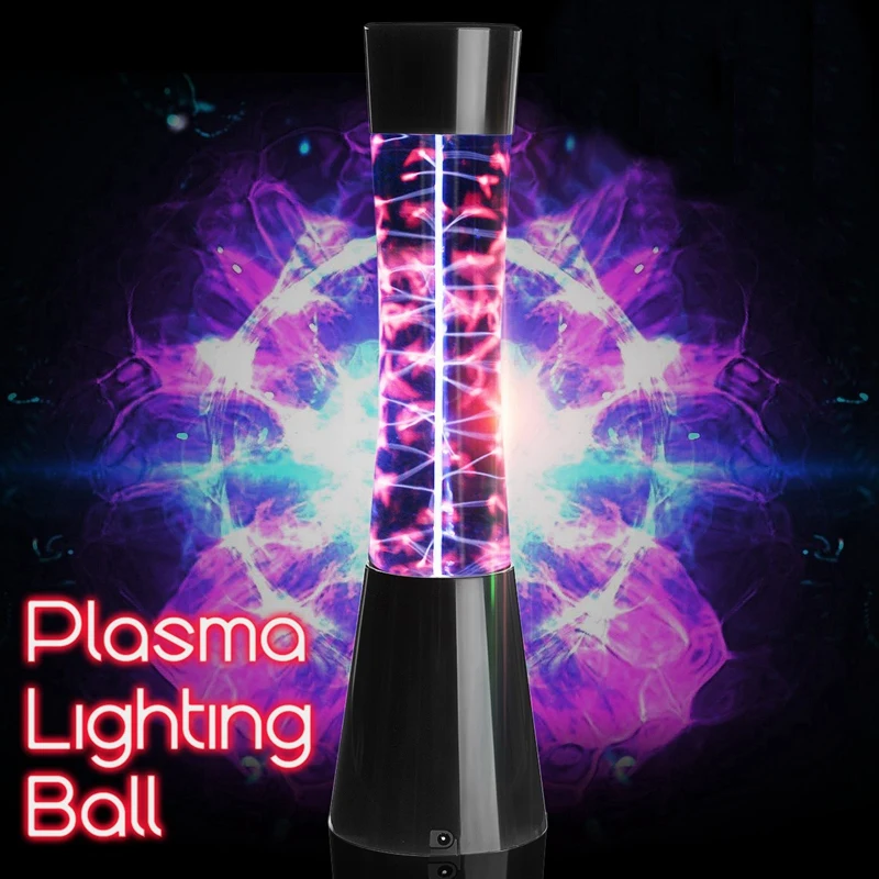 HOT Magic Light Ball Plasma Ball Electrostatic Ball Sensor Light Electrostatic Ion Light Magic Crystal Black Glass+ Abs Us Pl