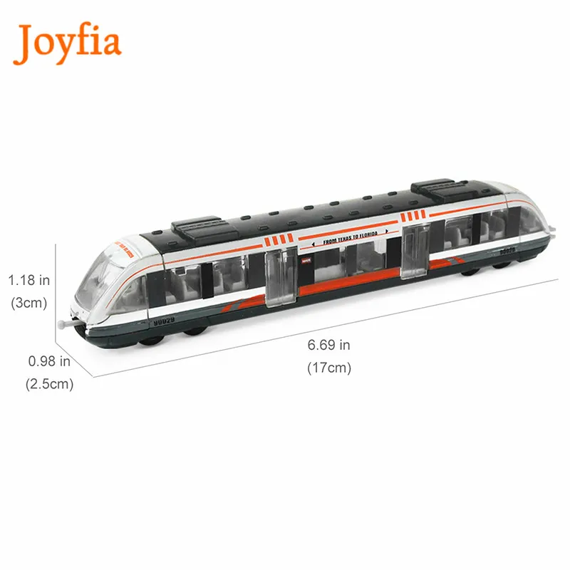 Simulation Alloy Metal High Speed Rail Diecast Train Toy Model Educational Toys Boys Children Collection Gift #