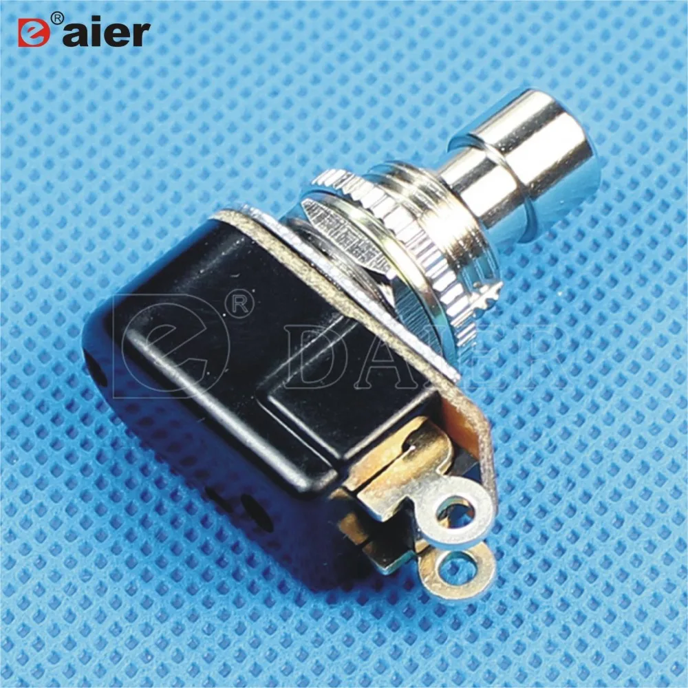 

20PCS PBS-24B-4S soft touch short handle SPST OFF-(ON) momentary switch