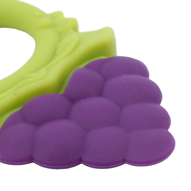 Новое поступление, пищевой силиконовый Прорезыватель для зубов в виде фруктов, детские жевательные игрушки с зубами, детские игрушки для прорезывания зубов